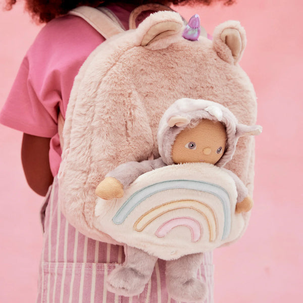 Hopalong Unicorn Backpack Olli Ella - Pink