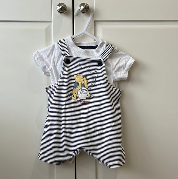 Upto 1 month Disney Baby Winnie the Pooh Dungarees
