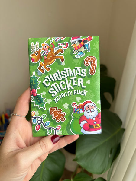 Christmas Sticker & Colouring Book A6