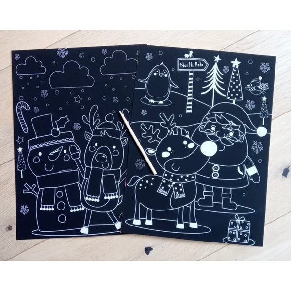 Christmas Scratch Art (2 Pack)