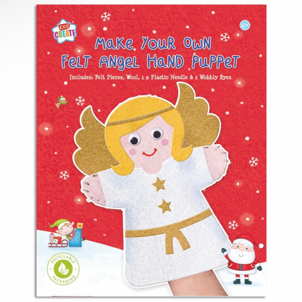 Make Your Own Christmas Hand Puppet - Angel