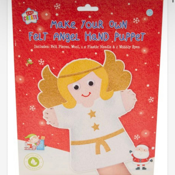 Make Your Own Christmas Hand Puppet - Angel