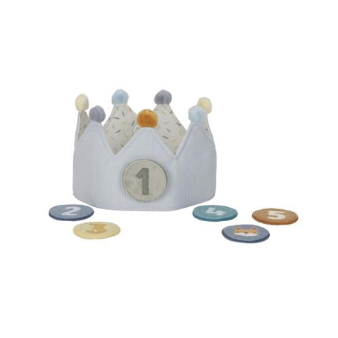 Little Dutch Birthday Crown with Numbers - Blue