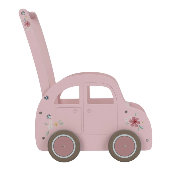 Little Dutch Baby Walker Pink Car