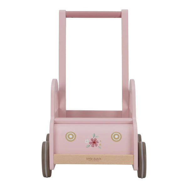 Little Dutch Baby Walker Pink Car