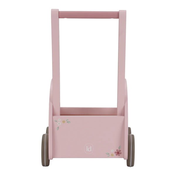 Little Dutch Baby Walker Pink Car