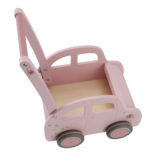 Little Dutch Baby Walker Pink Car