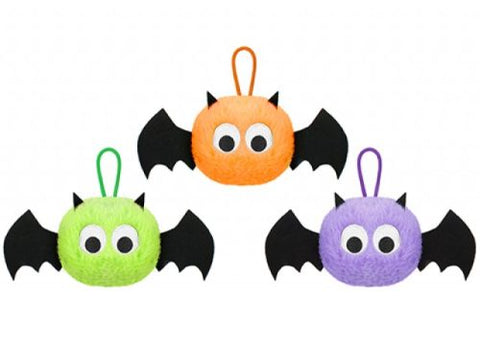 Halloween Hanging Pom Pom Bat