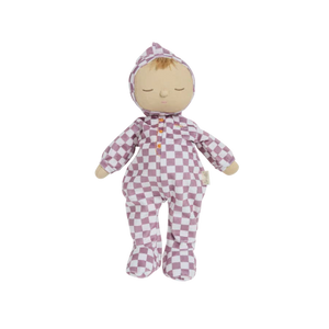 Dozy Dinkum Doll - Plum Check