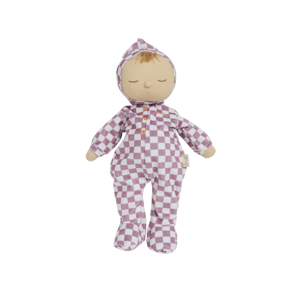 Dozy Dinkum Doll - Plum Check