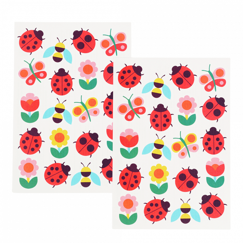 LADYBIRD TEMPORARY TATTOOS (2 SHEETS)