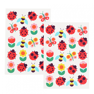 LADYBIRD TEMPORARY TATTOOS (2 SHEETS)