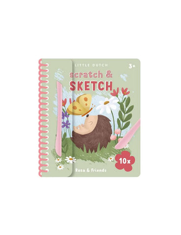 Scratch & Sketch Book Rosa & Friends Little Dutch