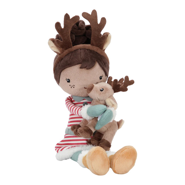 Christmas Reindeer Evi Doll - Little Dutch