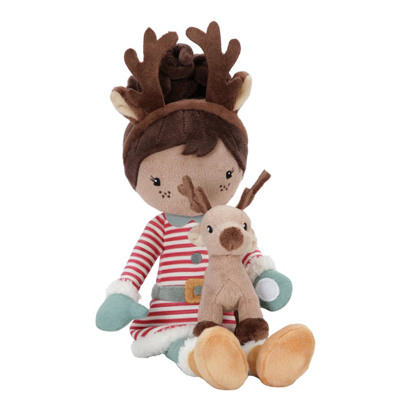 Christmas Reindeer Evi Doll - Little Dutch