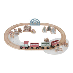 Christmas Wooden Train Track FSC Little Dutch