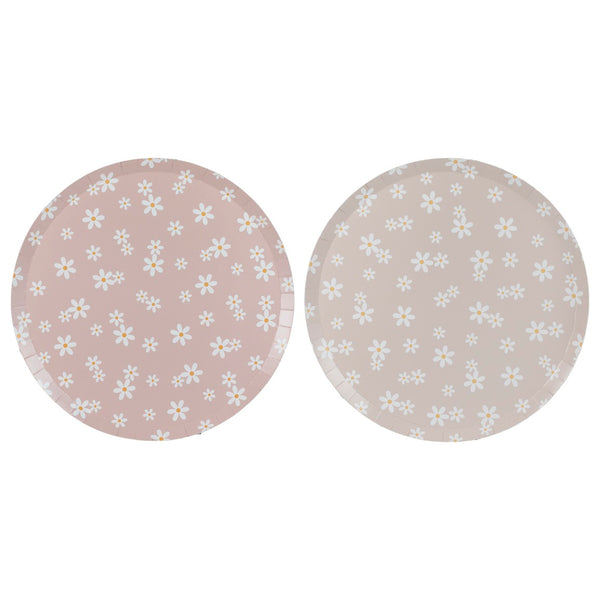 Daisy Floral Paper Plates