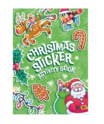 Christmas Sticker & Colouring Book A6