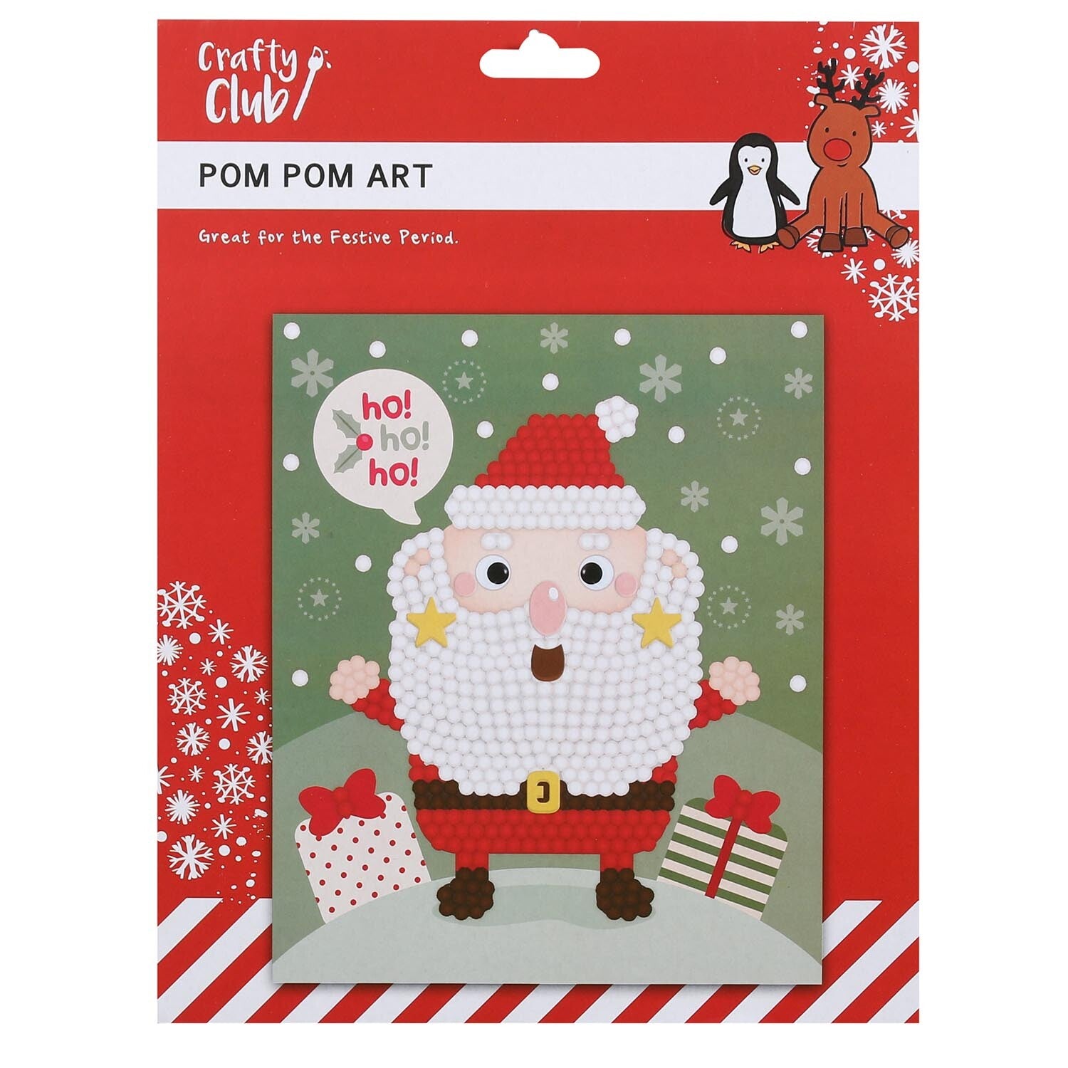 Pom Pom Art Santa