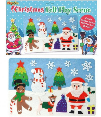 Christmas Felt Play Scene