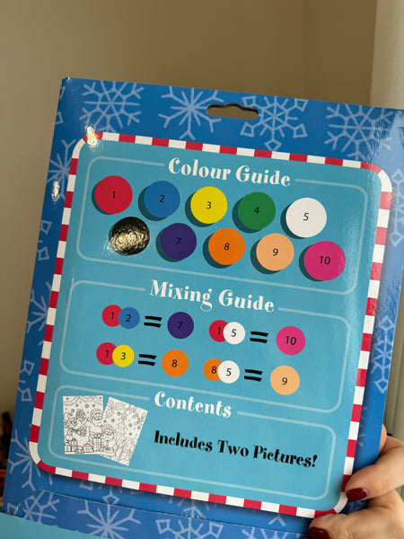 Christmas Paint by Numbers (2 Sheets)