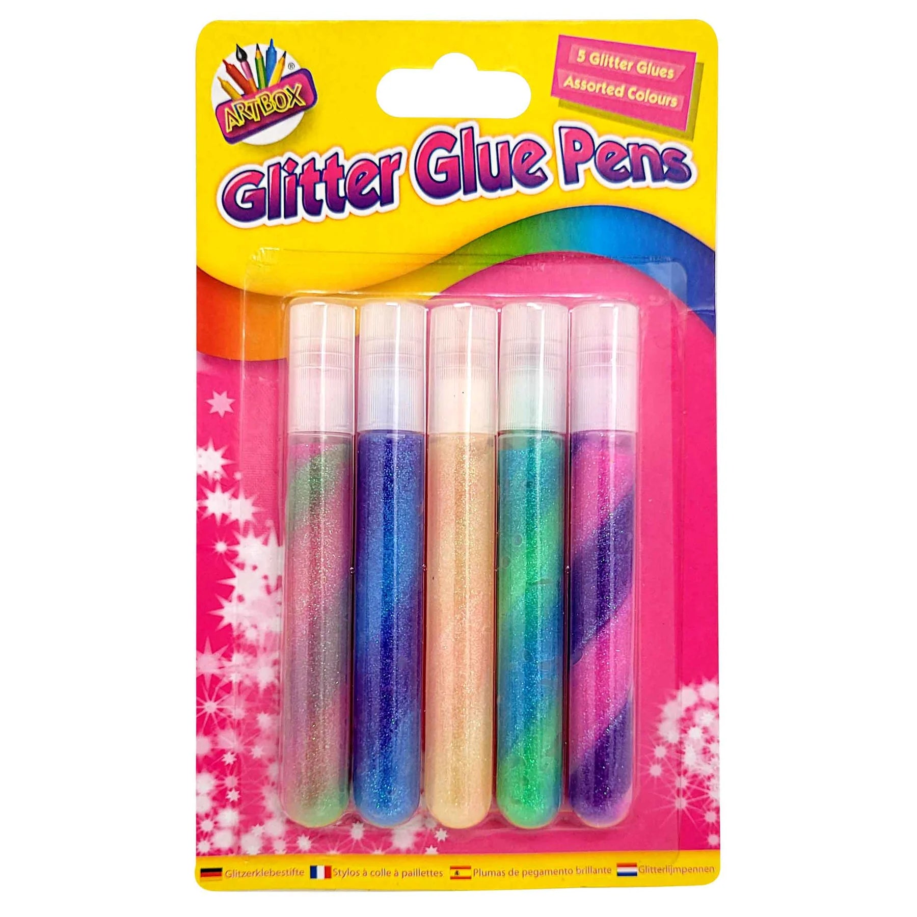 Swirl Glitter Glue - 5 Pack