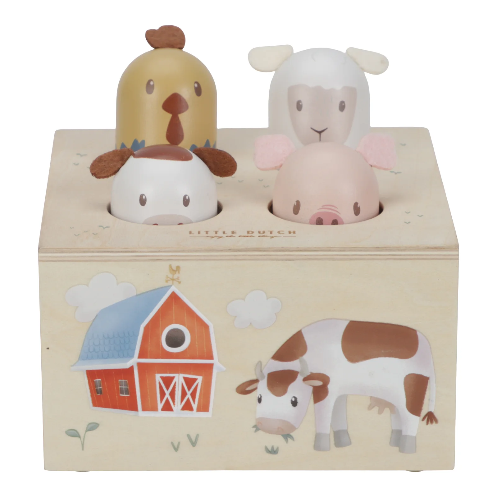 Little Dutch Wooden Pop-up Toy Little Farm FSC