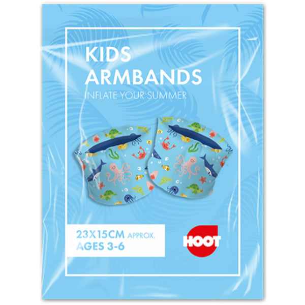 Kids Arm Bands 3-6 Years Blue Ocean