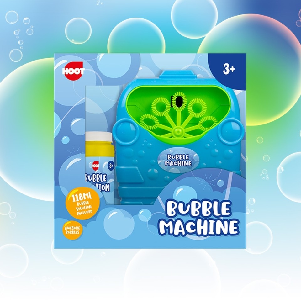 Blue Bubble Machine – Panda & Pip.