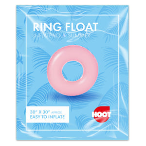 Kids 30 Inch Swim Ring Plain Pink