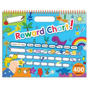 Reward Chart with Stickers - Dinosaur & Jungle