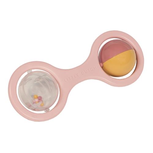 Little Dutch Rattle Toy with Pink Balls