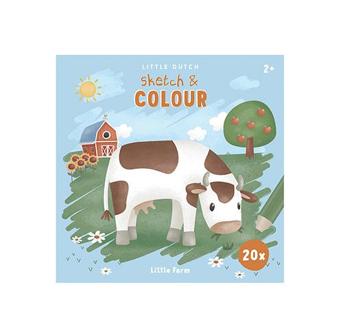 Little Dutch Little Farm Sketch & Colour Book