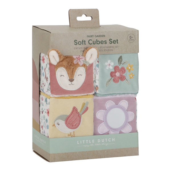 Little Dutch 4 Soft Blocks - Fairy Garden