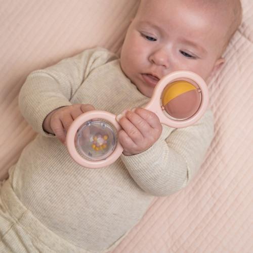 Little Dutch Rattle Toy with Pink Balls