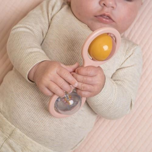 Little Dutch Rattle Toy with Pink Balls