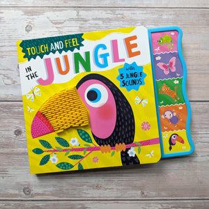 5 Button Silicon Sound Book - Jungle