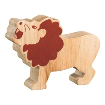 Natural Wooden Lion