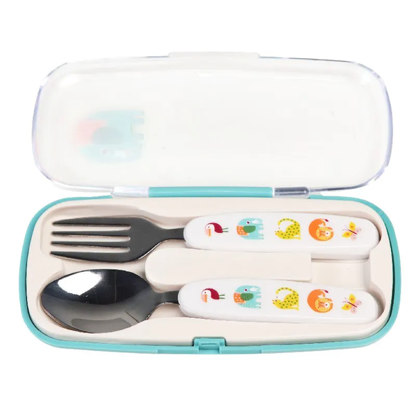 Wild Wonders Animal Cutlery Set in a Case