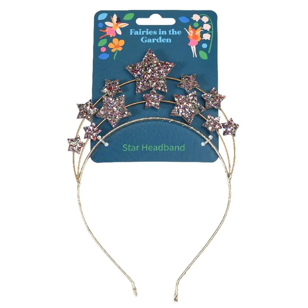 FAIRIES IN THE GARDEN STAR CROWN TIARA HEADBAND