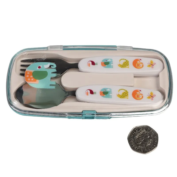 Wild Wonders Animal Cutlery Set in a Case